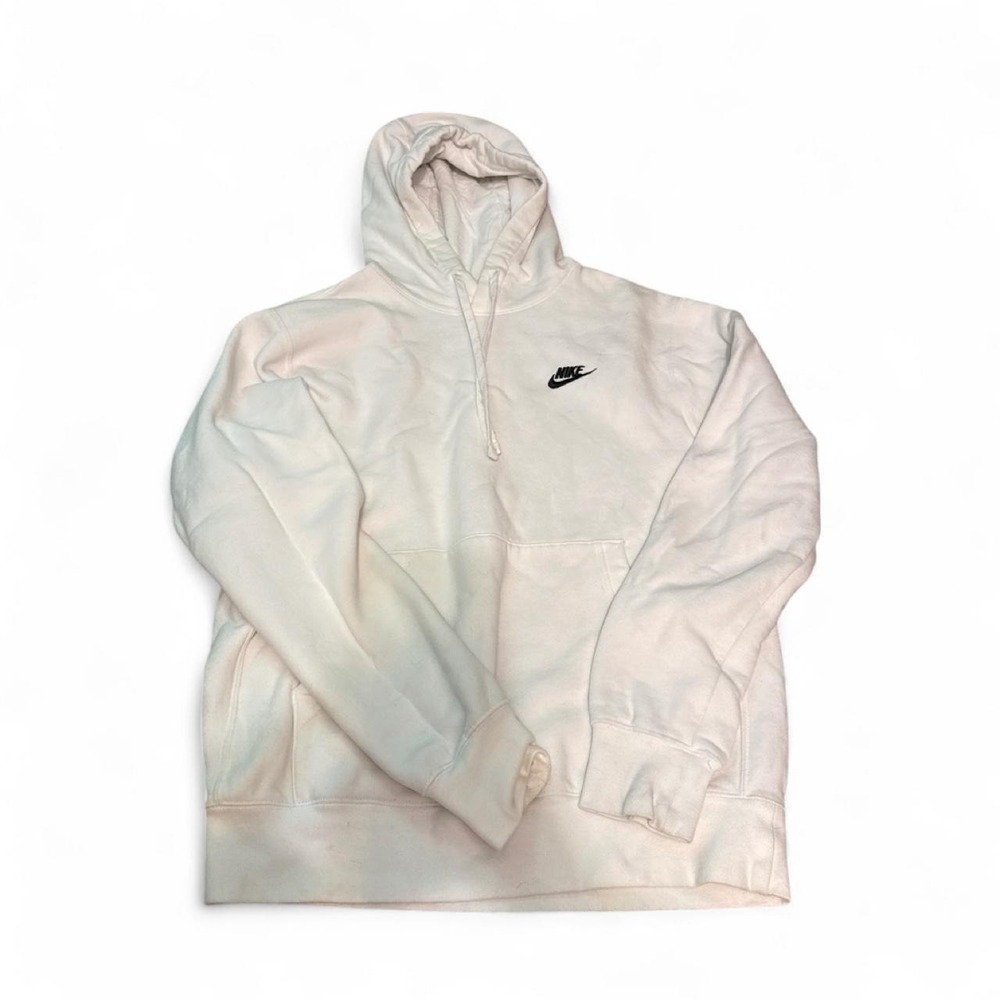 Nike white pullover hoodie